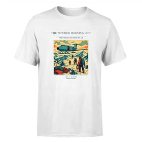 Single-Side Printing — The Powder Morning Lift Double-Side T-Shirt