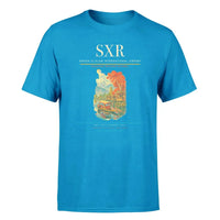 Thumbnail for Sheikh ul-Alam International Airport (SXR) T-Shirt single-side front print in Turquoise | sheikh-ul-alam-international-airport-sxr-double-side-t-shirt