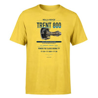 Thumbnail for TRENT 800 design on yellow single side