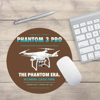 Thumbnail for DJI Phantom 3 Professional design on brown round mouse pad