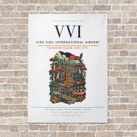 Thumbnail for Viru Viru International Airport VVI - Canvas No Frame - White