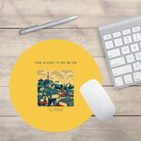 Thumbnail for VINTAGE G4414 - The Radio Tube Rush - Designed Mouse Pads design on yellow round