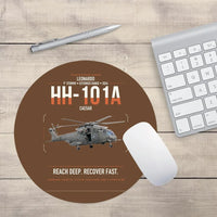 Thumbnail for Leonardo HH-101A Caesar design on brown round mouse pad