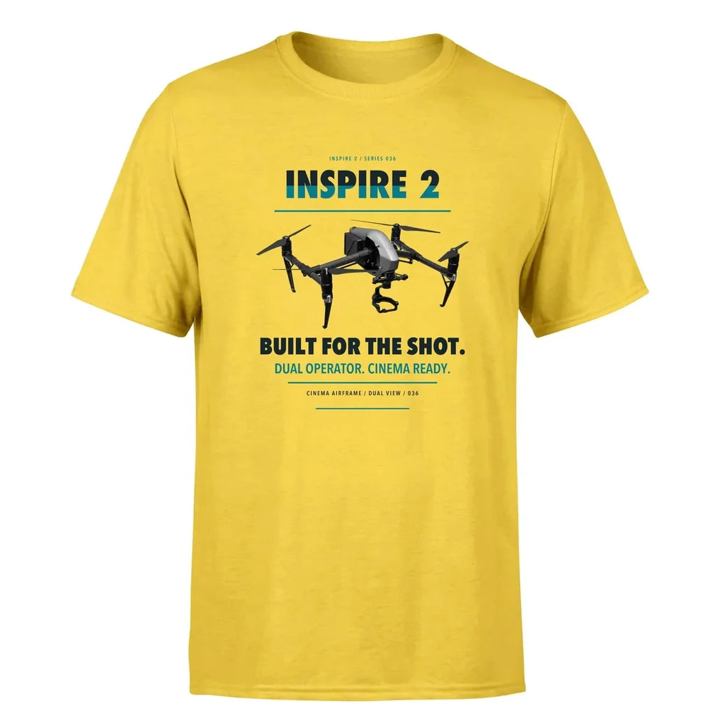 DJI Inspire 2 design on yellow single side