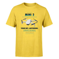 Thumbnail for DJI Mini 2 design on yellow single side