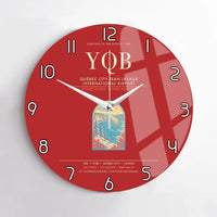 Thumbnail for Quebec City Jean Lesage International Airport YQB Wall-Clock No-Frame - Red
