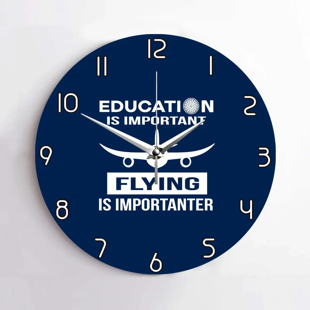 Flying is Importanter Wall Clock - view 4