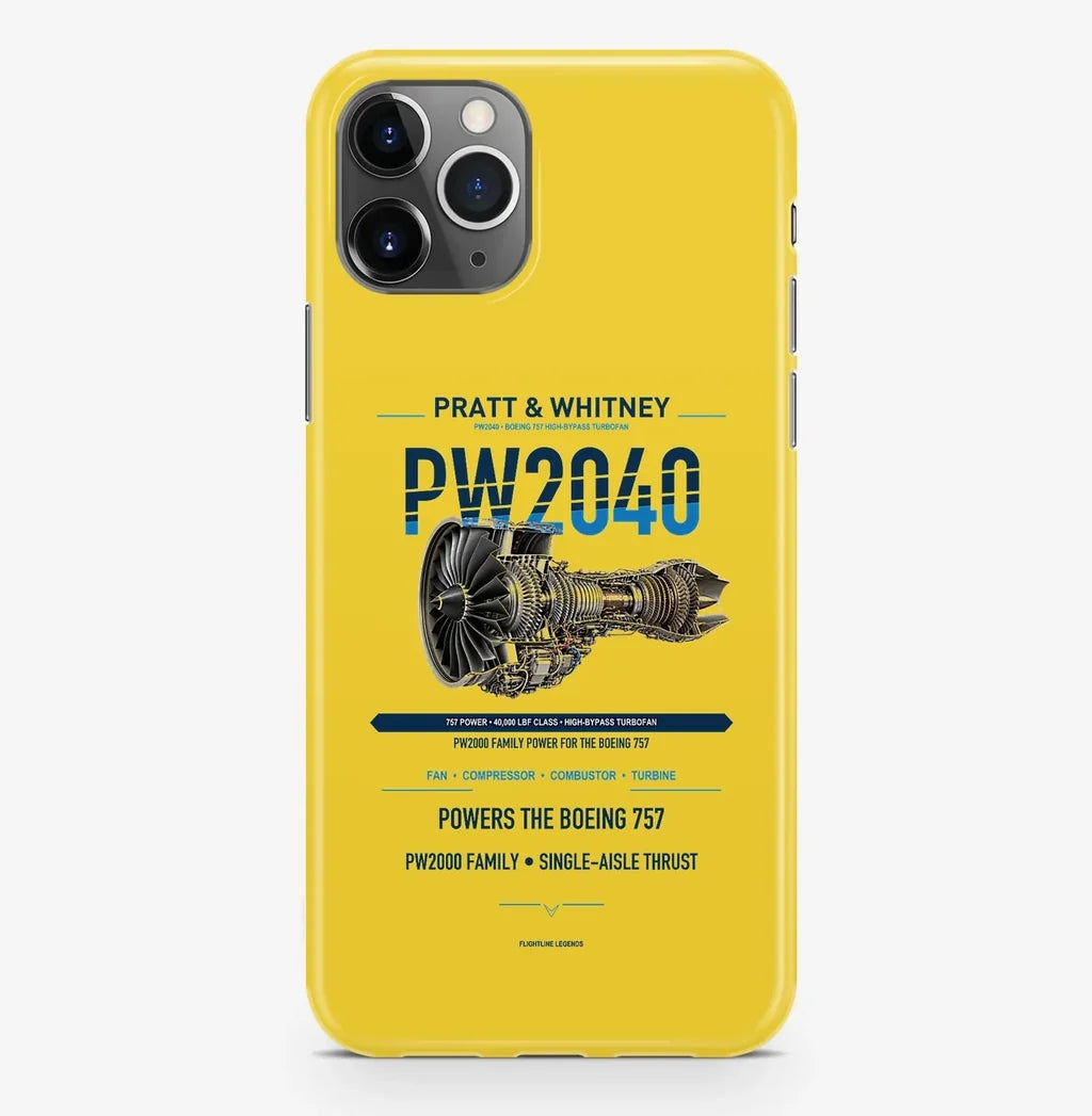 PW2040 Case ProMax design on yellow iphone case promax