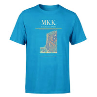 Thumbnail for Molokai Airport (MKK) T-Shirt single-side front print in Turquoise | molokai-airport-mkk-double-side-t-shirt