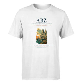 Single-Side Printing — Aberdeen International Airport (ABZ) Double-Side T-Shirt