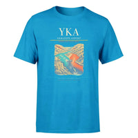 Thumbnail for Kamloops Airport (YKA) T-Shirt single-side front print in Turquoise | kamloops-airport-yka-double-side-t-shirt