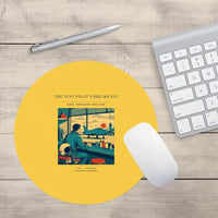 Thumbnail for VINTAGE G4457 - The Test Pilot's Breakfast - Designed Mouse Pads design on yellow round