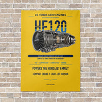 Thumbnail for HF120 vertical canvas print - no frame - yellow background