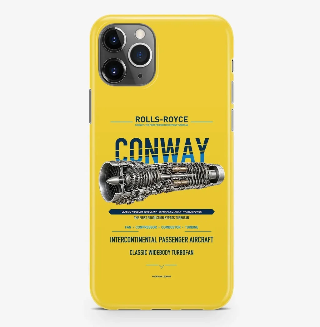 CONWAY Case ProMax design on yellow iphone case promax