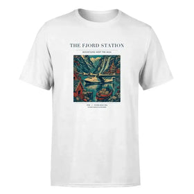Single-Side Printing — The Fjord Station Double-Side T-Shirt