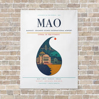 Thumbnail for Manaus - Eduardo Gomes International Airport MAO - Canvas No Frame - White