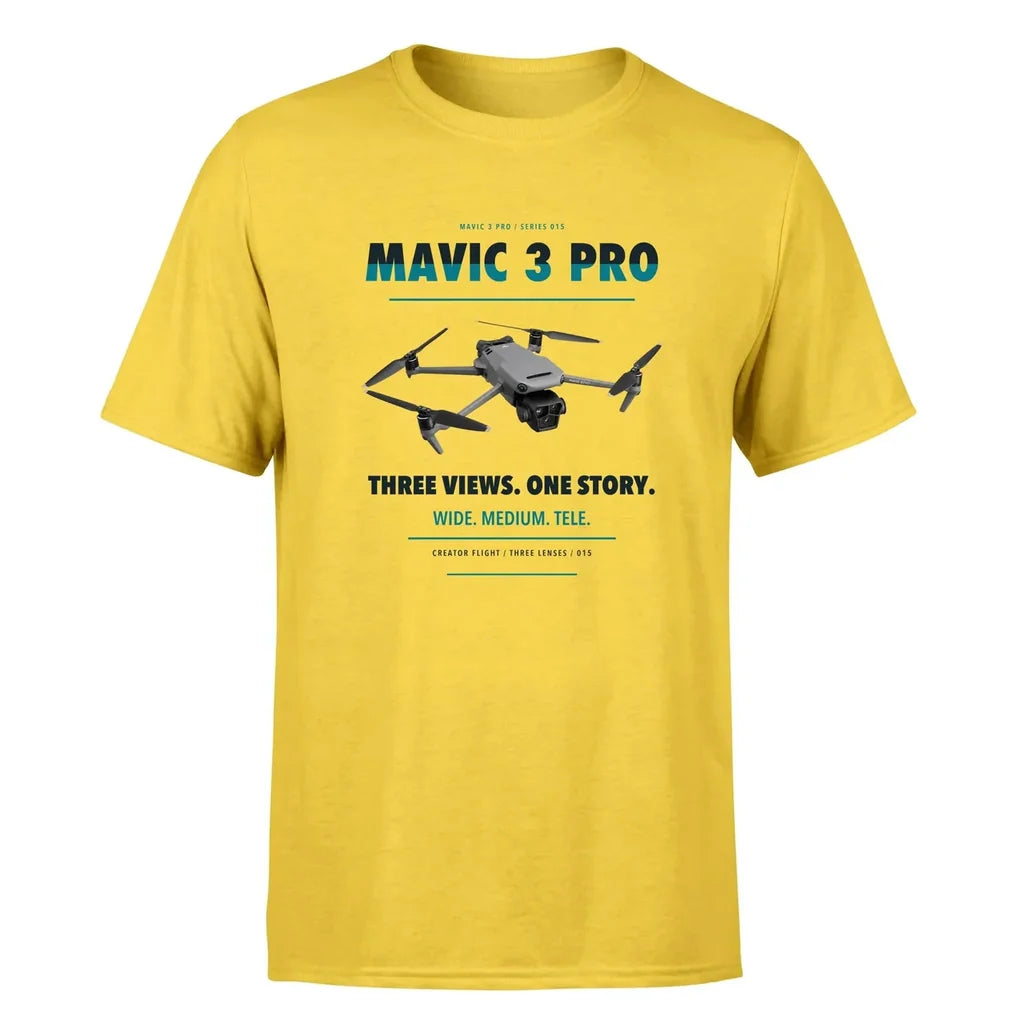 DJI Mavic 3 Pro design on yellow single side