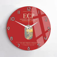 Thumbnail for Northwest Florida Beaches International Airport ECP Wall-Clock No-Frame - Red