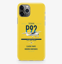 Thumbnail for Tecnam P92 Echo MkII design on yellow magsafe iphone case, for iPhone Pro Max