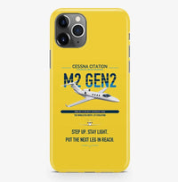 Thumbnail for Cessna Citation M2 Gen2 design on yellow magsafe iphone case, for iPhone Pro Max