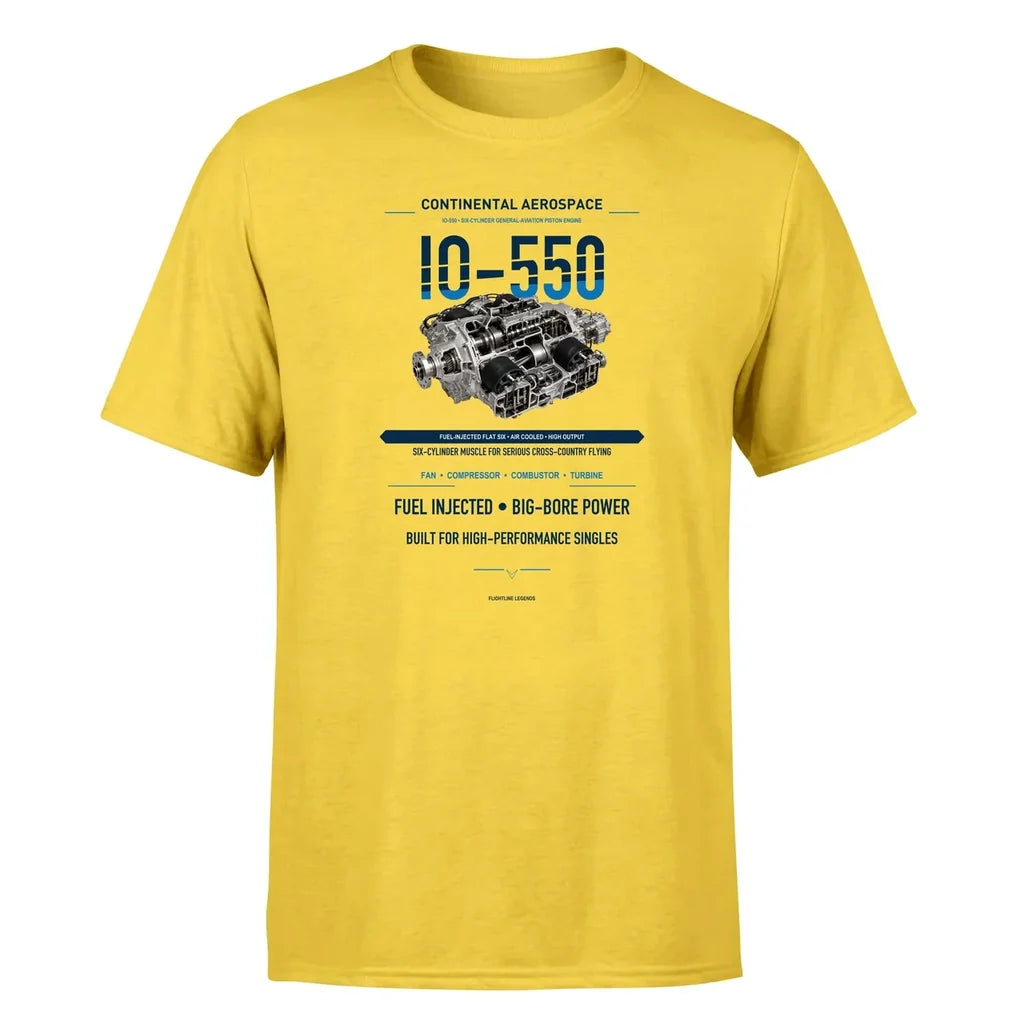 IO-550 design on yellow single side