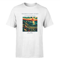 Thumbnail for VINTAGE G4475 - The Ridge Soaring Sunset - Premium T-Shirt design on white premium t shirt