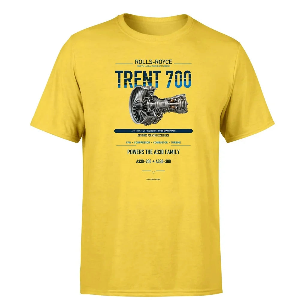 Trent 700 design on yellow single side