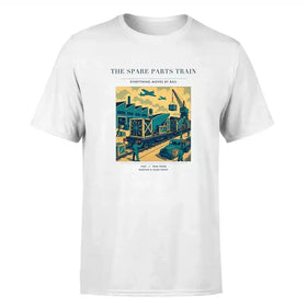 Single-Side Printing — The Spare Parts Train Double-Side T-Shirt