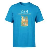 Thumbnail for Zamboanga International Airport (ZAM) T-Shirt single-side front print in Turquoise | zamboanga-international-airport-zam-double-side-t-shirt