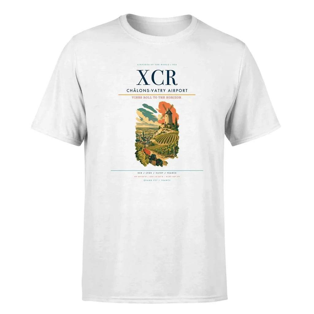 Vatry Airport (XCR) Premium T-Shirt White