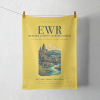 Thumbnail for Newark Liberty International Airport (EWR) design on yellow towel