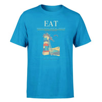 Thumbnail for Pangborn Memorial Airport (EAT) T-Shirt single-side front print in Turquoise | pangborn-memorial-airport-eat-double-side-t-shirt
