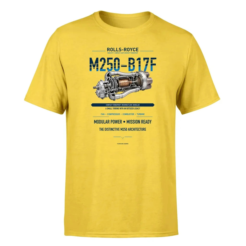 M250-B17F design on yellow single side
