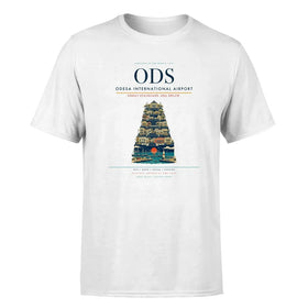 Single-Side Printing — Odesa International Airport (ODS) Double-Side T-Shirt