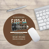 Thumbnail for FJ33-5A design on brown round mouse pad