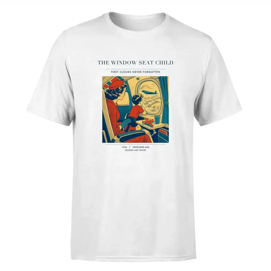 VINTAGE G4215 - The Window Seat Child - Premium T-Shirt design on white premium t shirt