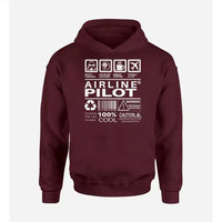 Thumbnail for Airline Pilot Label Hoodie - view 4