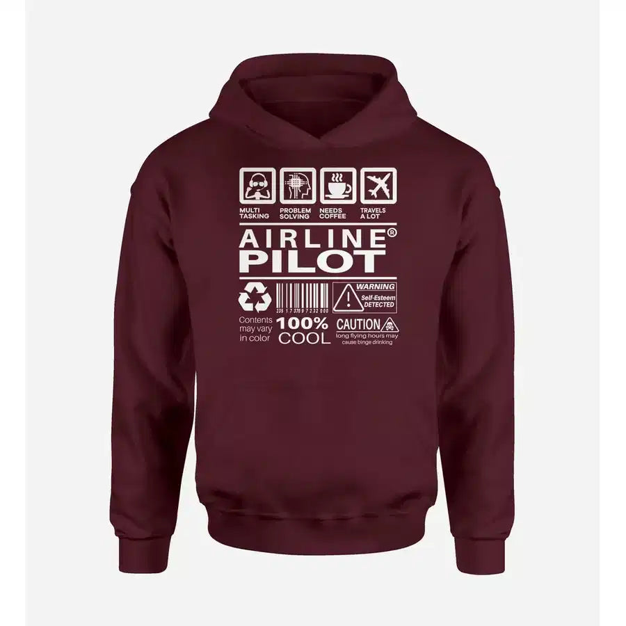 Airline Pilot Label Hoodie - view 4