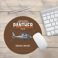 Thumbnail for Airbus Helicopters AS565 MBe Panther design on brown round mouse pad
