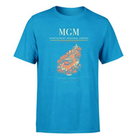 Thumbnail for Montgomery Regional Airport (MGM) T-Shirt single-side front print in Turquoise | montgomery-regional-airport-mgm-double-side-t-shirt