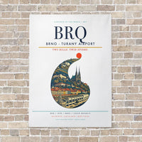 Thumbnail for Brno - Turany Airport BRQ - Canvas No Frame - White