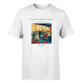Single-Side Printing — The Dawn Arrival Coffee Double-Side T-Shirt