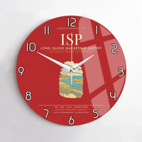 Thumbnail for Long Island MacArthur Airport ISP Wall-Clock No-Frame - Red
