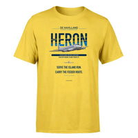 Thumbnail for de Havilland DH.114 Heron 2D design on yellow single side