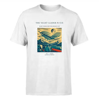 Thumbnail for VINTAGE G4473 - The Night Glider Wave - Premium T-Shirt design on white premium t shirt