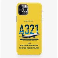 Thumbnail for Airbus A321P2F Case ProMax design on yellow iphone case promax