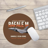 Thumbnail for Dassault Rafale M F4.1 Carrier Omnirole Network design on brown round mouse pad