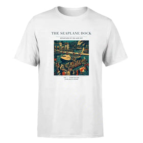 Single-Side Printing — The Seaplane Dock Double-Side T-Shirt