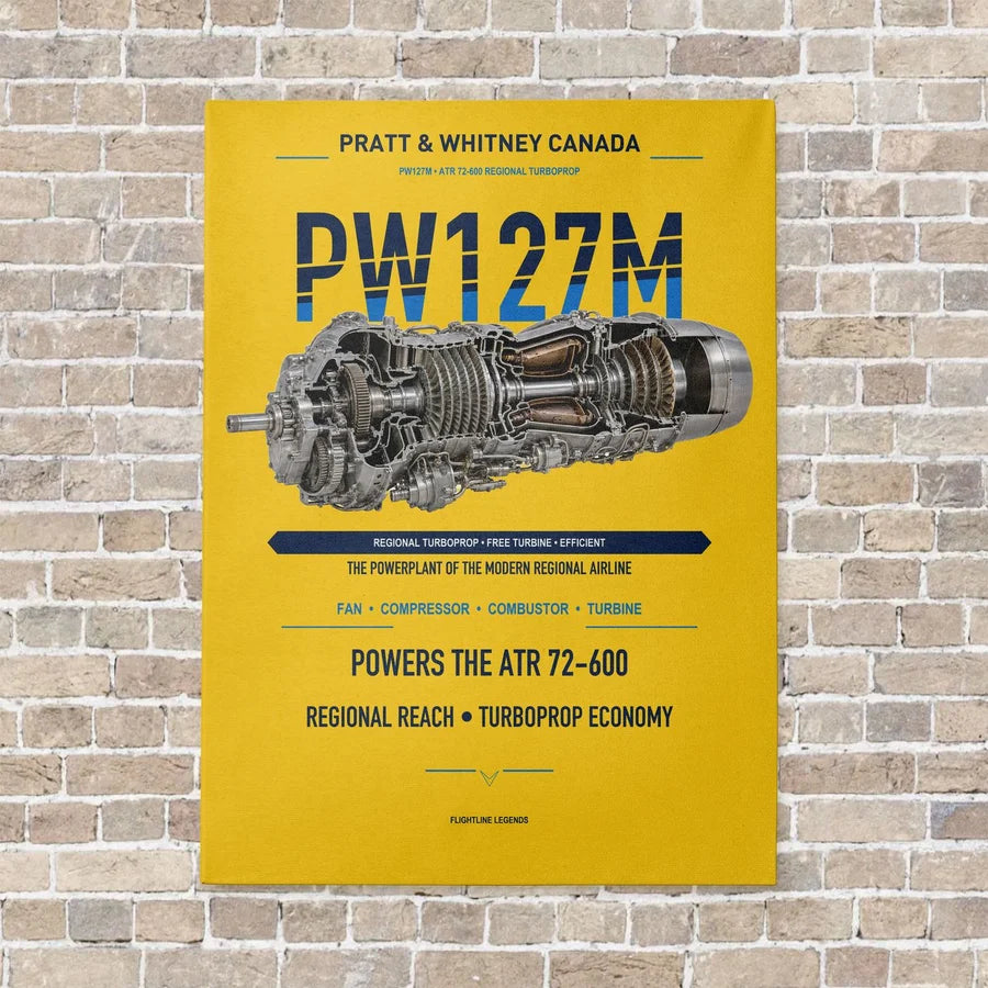 PW127M vertical canvas print - no frame - yellow background