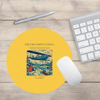 Thumbnail for VINTAGE G4290 - The Frostbite Patrol - Designed Mouse Pads design on yellow round